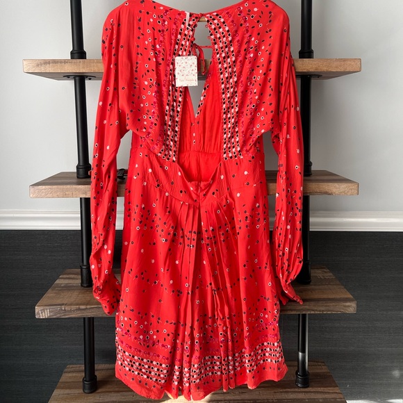 NWT Free People Coryn Keyhole Dress - Picture 10 of 10
